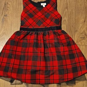 Cat & Jack Red Plaid Dress